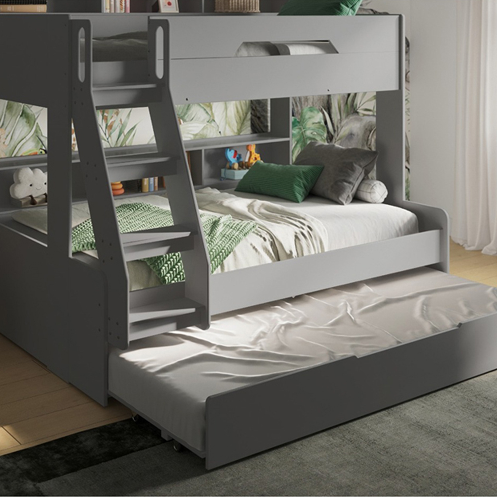 Flair Interstellar Triple Grey Bunk Bed Image 4