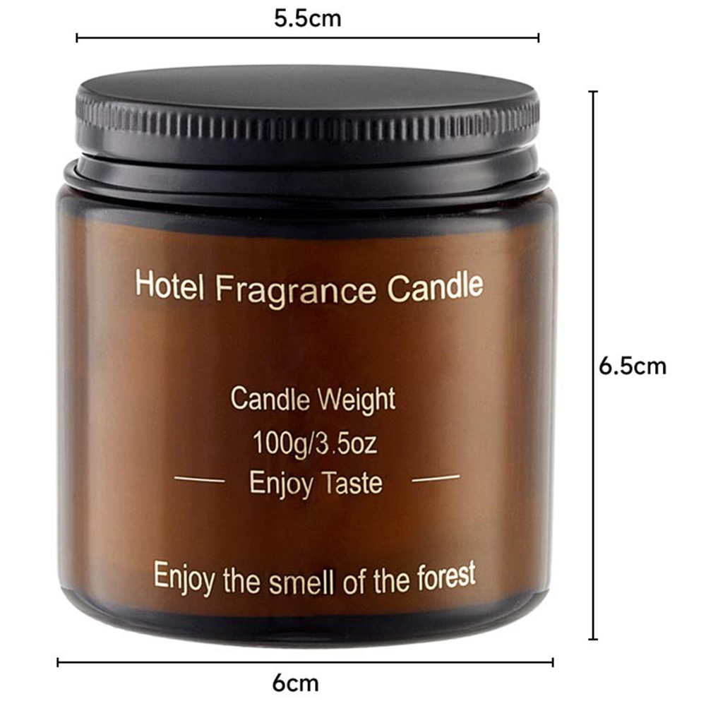 H&O Direct Lemon and Rose Soy Wax Scented Candle Image 4