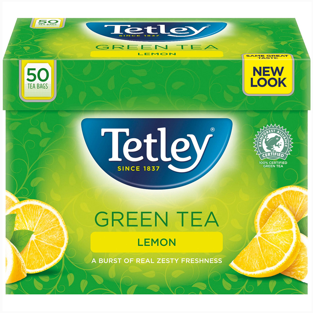 Tetley Green Tea Lemon 50 Pack Image