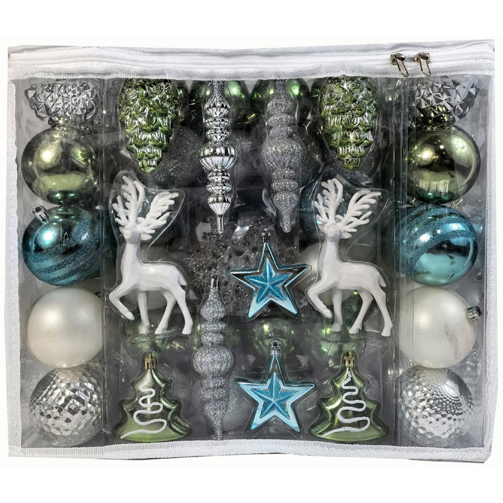 Pack of 106 Winter Crystal Baubles Image 1