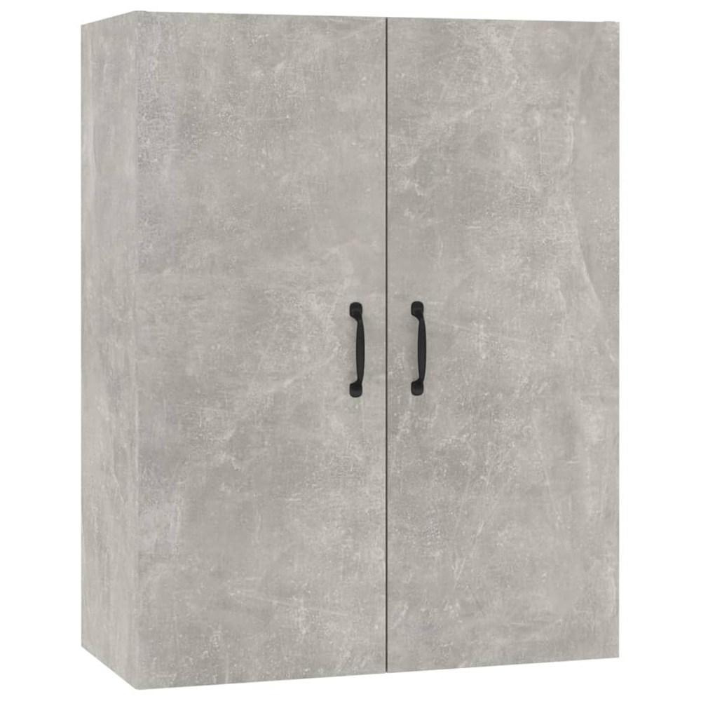vidaXL 2 Door Concrete Grey Wall Cabinet Image 2