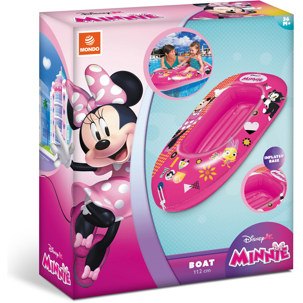 Mondo Kids Disney Minnie Mouse Inflatable Boat 112cm Image 2