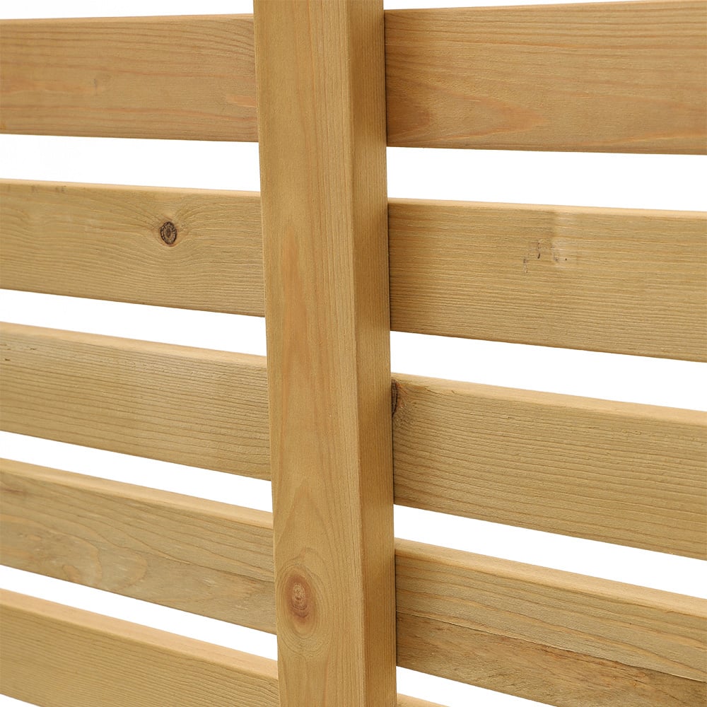 Living and Home 6 x 3ft Wooden Slatted Garden Fence Gate Image 3