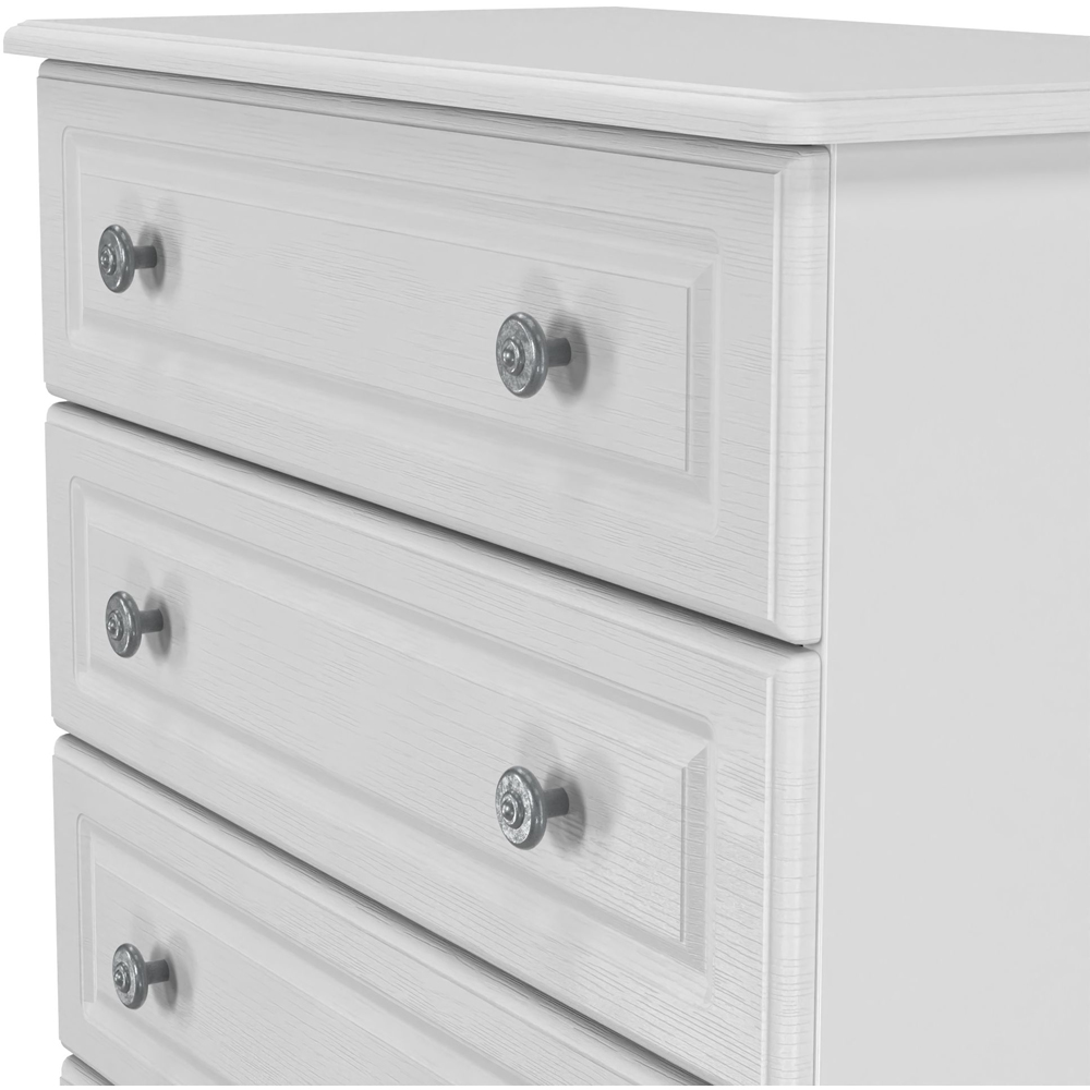 Crowndale Pembroke 4 Drawer Grey Ash Chest of Drawers Ready Assembled Image 5