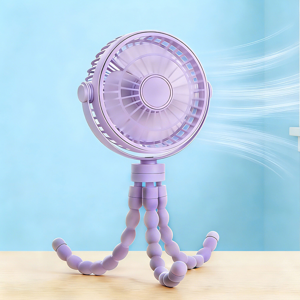 Icycool Flexible Leg Rechargeable Fan Image 7