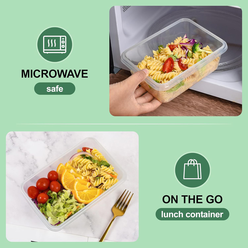 Alivio 24 Piece Transparent Food Storage Container Set Image 6