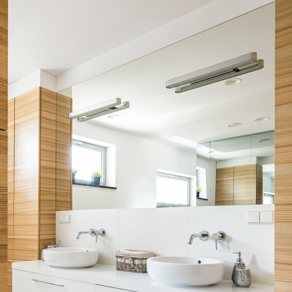 MirrorOutlet Circuitt 4mm Mirror Glass Sheet with Hole 183 x 91cm Image 2