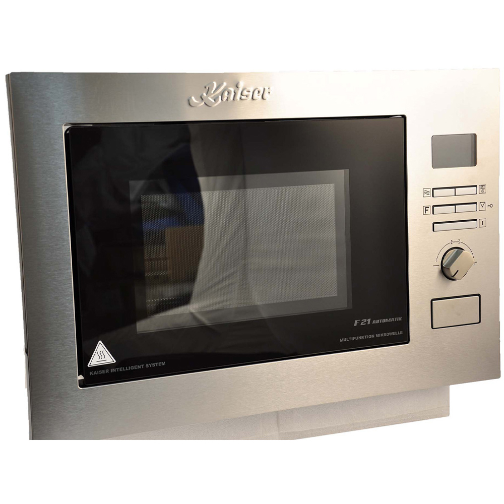 Kaiser Avantgarde Pro Stainless Steel Built In Microwave Oven 900W Image 2