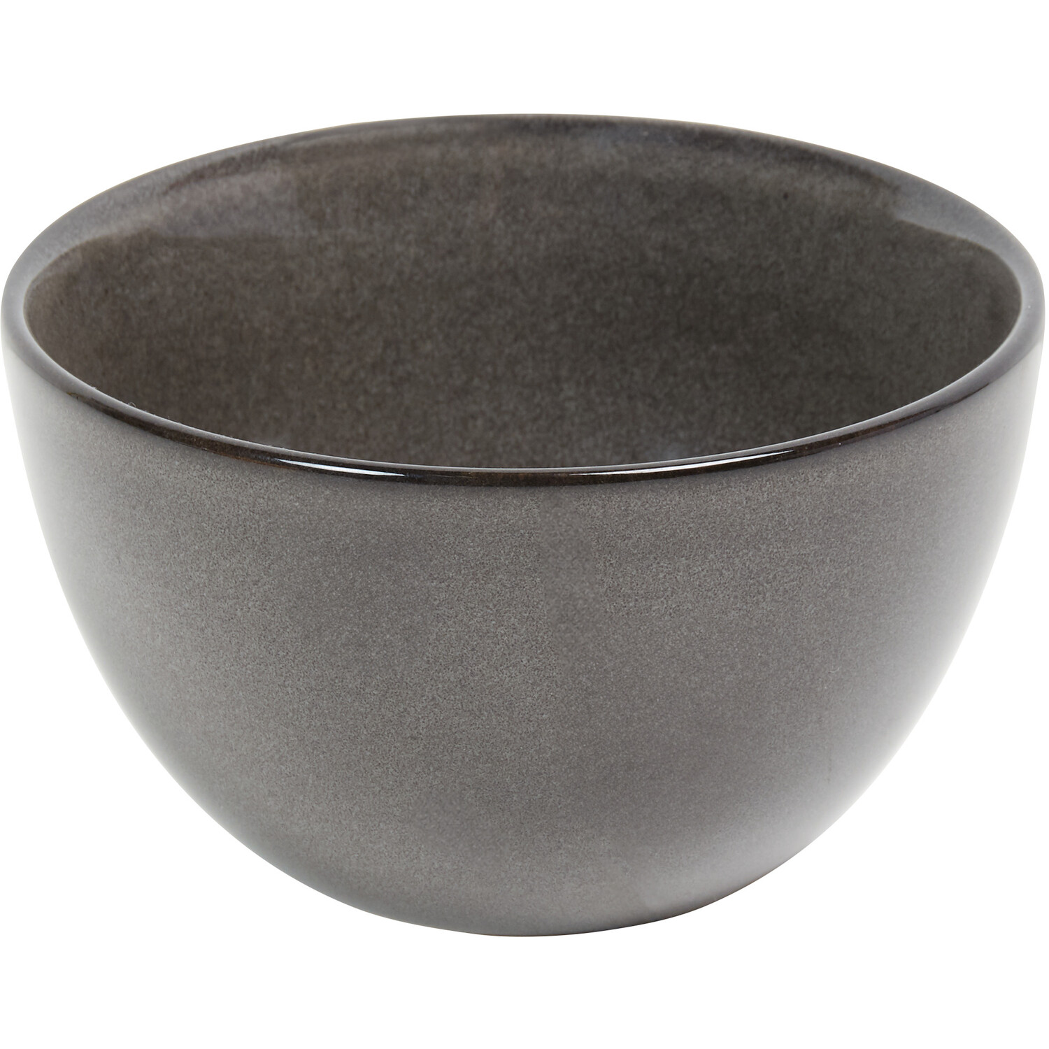 Reactive Glaze Bowl - Dark Grey Image 1
