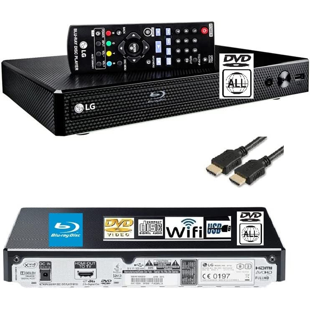 LG BP350 Multiregion SMART Share DVD Player Image 2