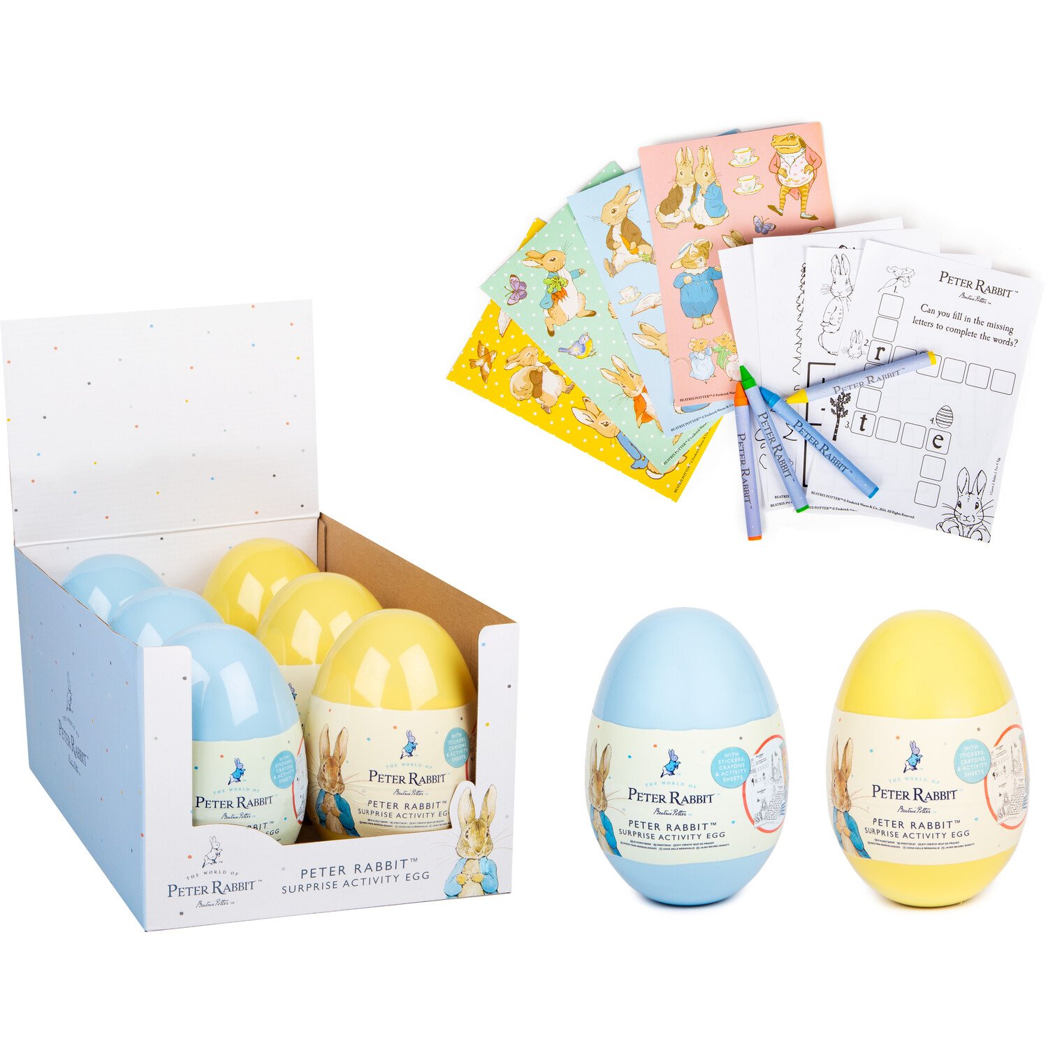 Peter Rabbit Activity Egg - Multicolour Image 2