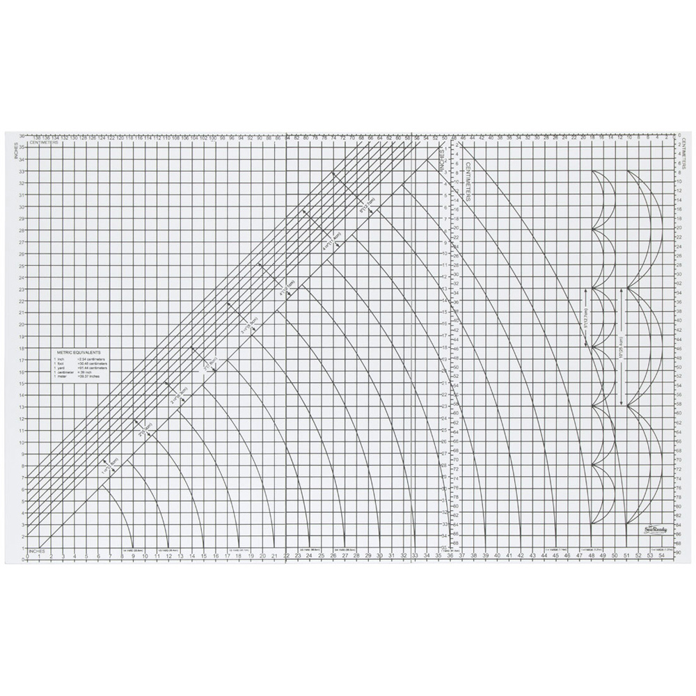 Sewing Online 13386 Silver and White Height Adjustable Fabric Cutting Table with Grid and Storage Image 4
