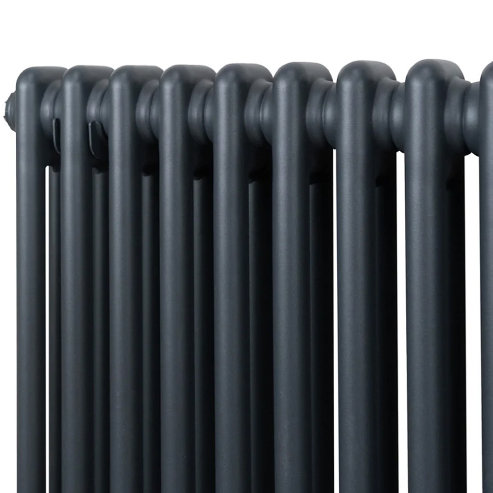 Monster Shop 2121 BTU Anthracite Grey Traditional 2 Column Radiator 1800 x 202mm Image 5