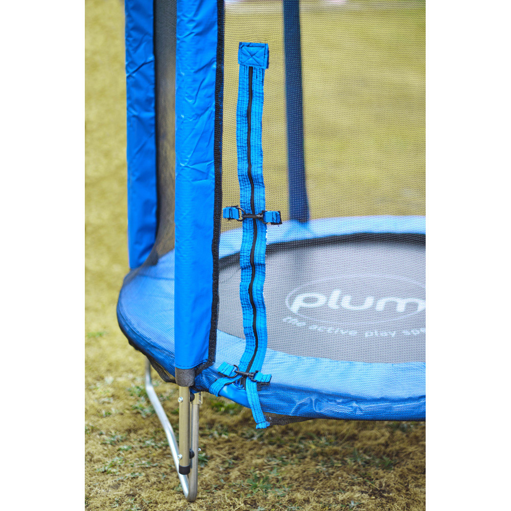 Plum Play Blue Junior Trampoline with Safety Enclosure Net Image 3