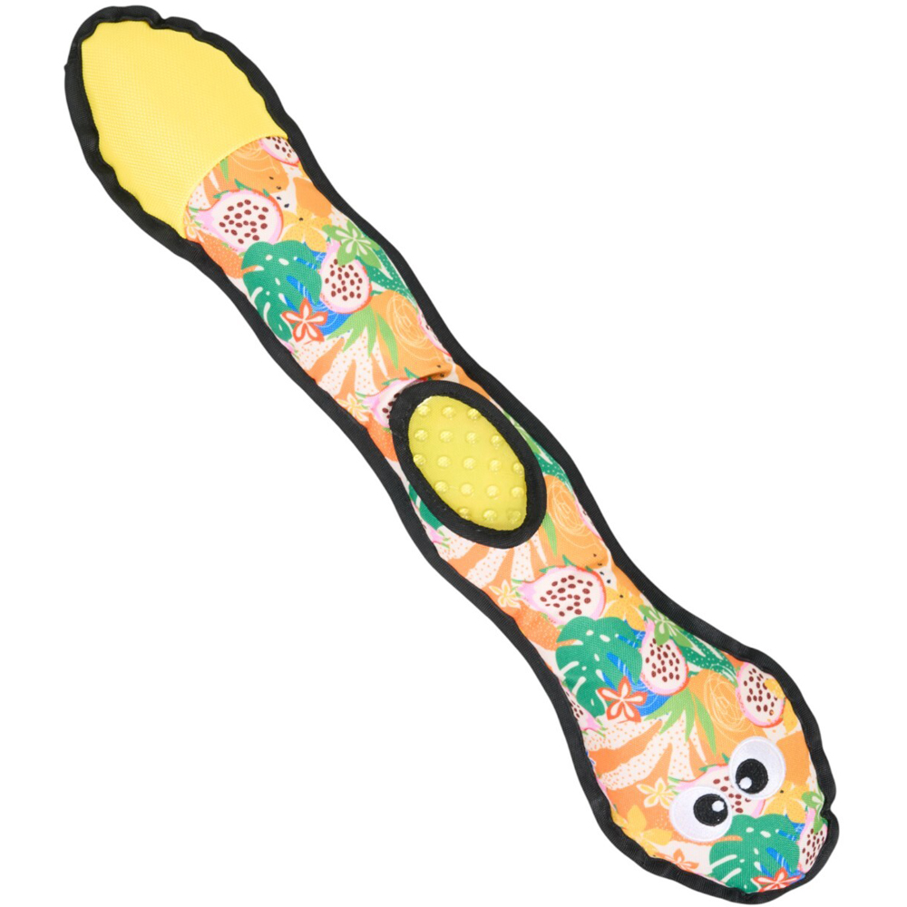 Jungle Fruits Snake Dog Toy Image 2