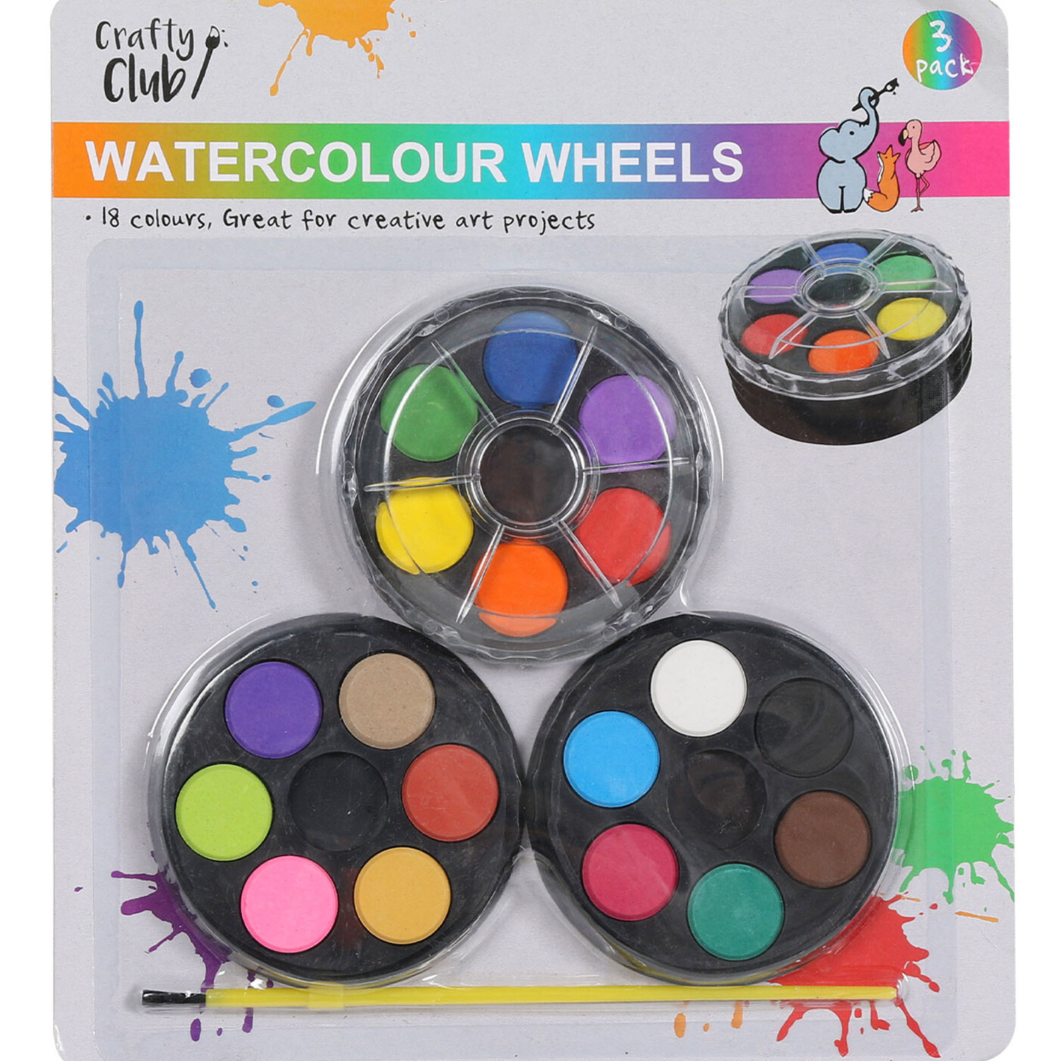 Crafty Club Watercolour Wheels Image