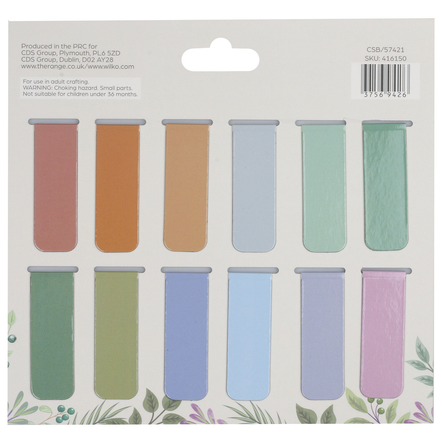 Pack of 12 Magnetic Bookmarks Multicolour Image 4