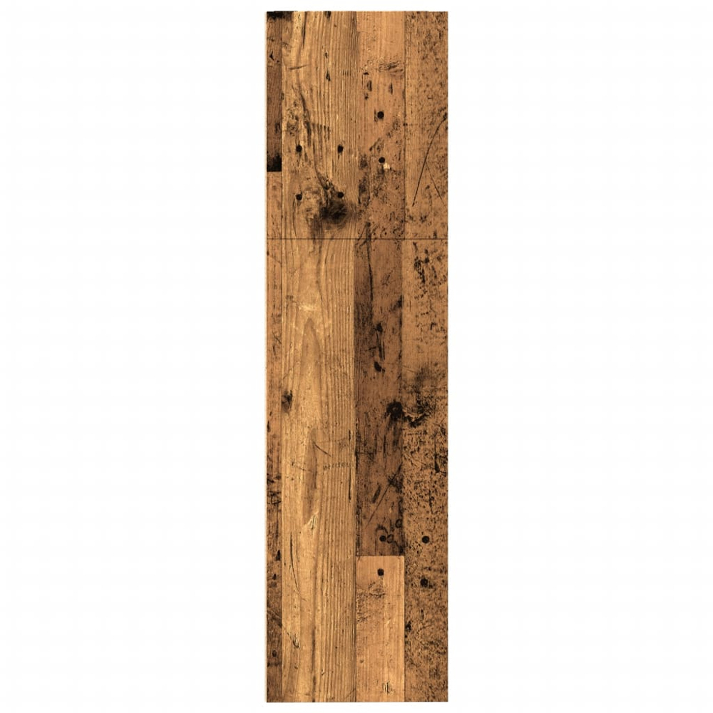 vidaXL 3 Shelf Old Wood Bookcase Image 4