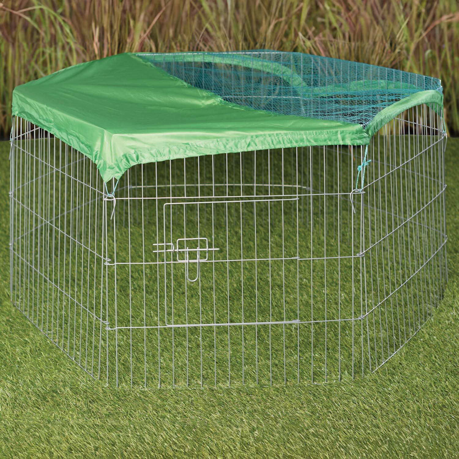 Small Animal Pen Run with Net 90 x 60cm Image