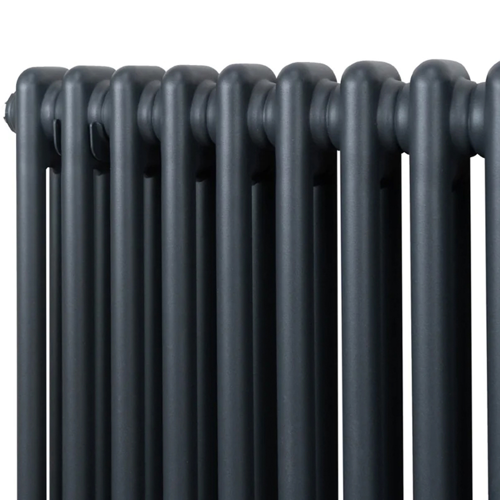 Monster Shop 1861 BTU Anthracite Grey Traditional 2 Column Radiator 1500 x 202mm Image 5