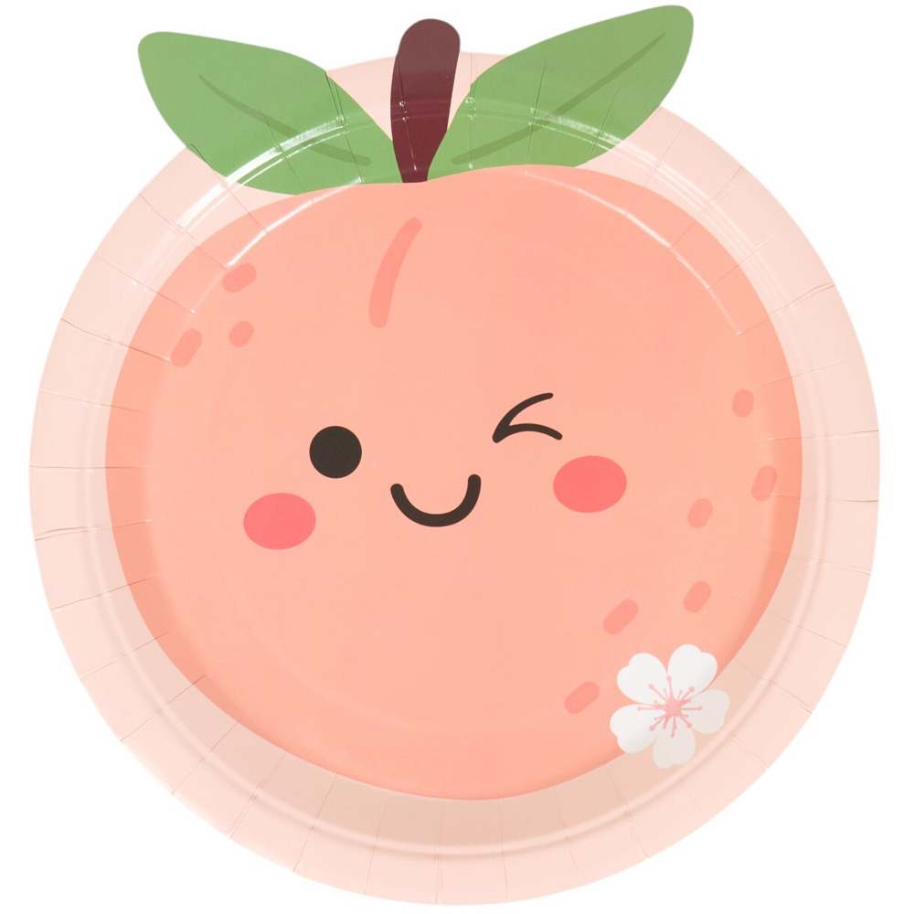 Pack of 10 Cute Fruit Plates Image 5