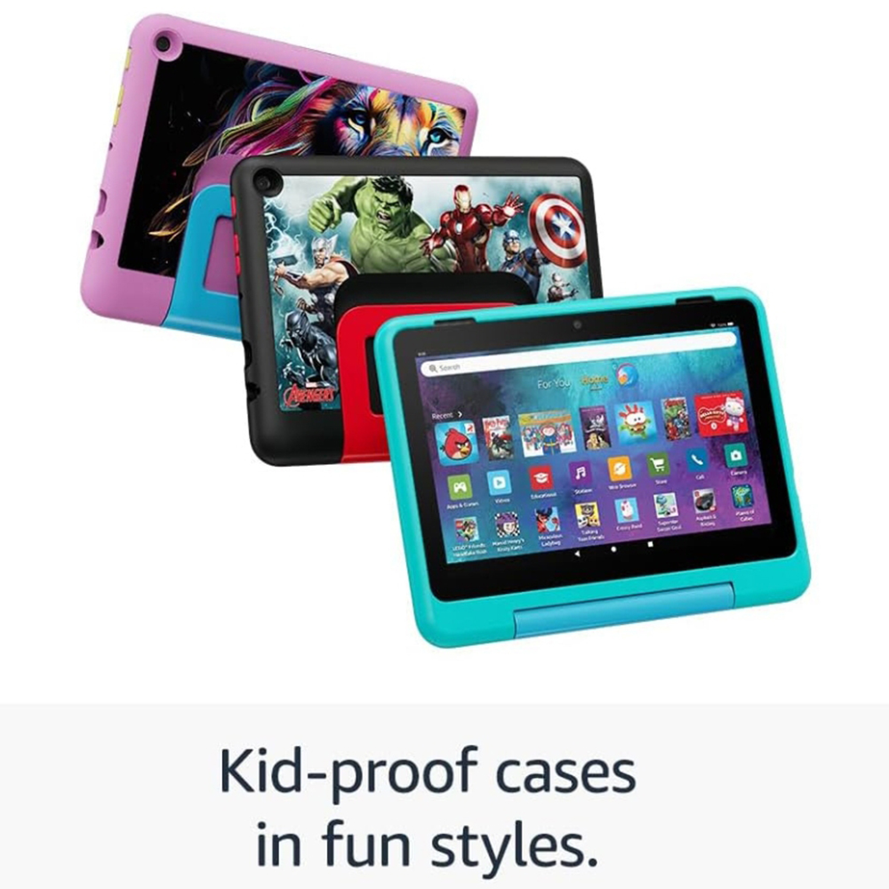 Amazon Fire HD Pro 8 inch 32GB Kids Tablet Jungle Cat Image 3