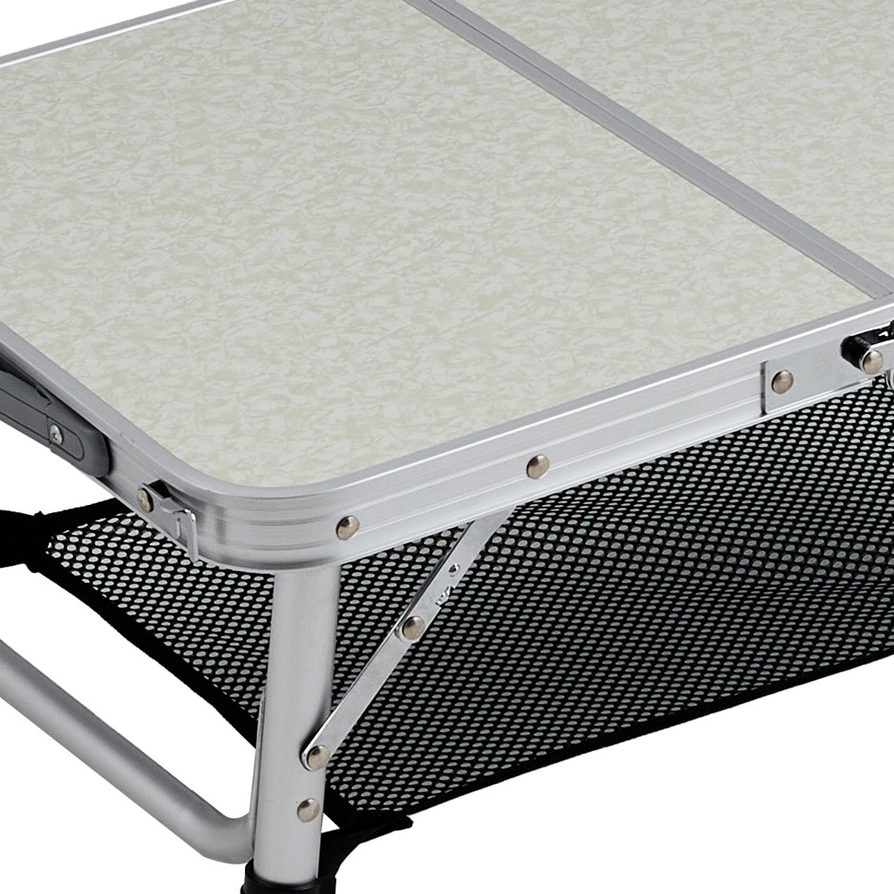 Tri Folding Table Rv Living and Home 2ft White Tri-Fold Aluminium Alloy Camping Table | Wilko