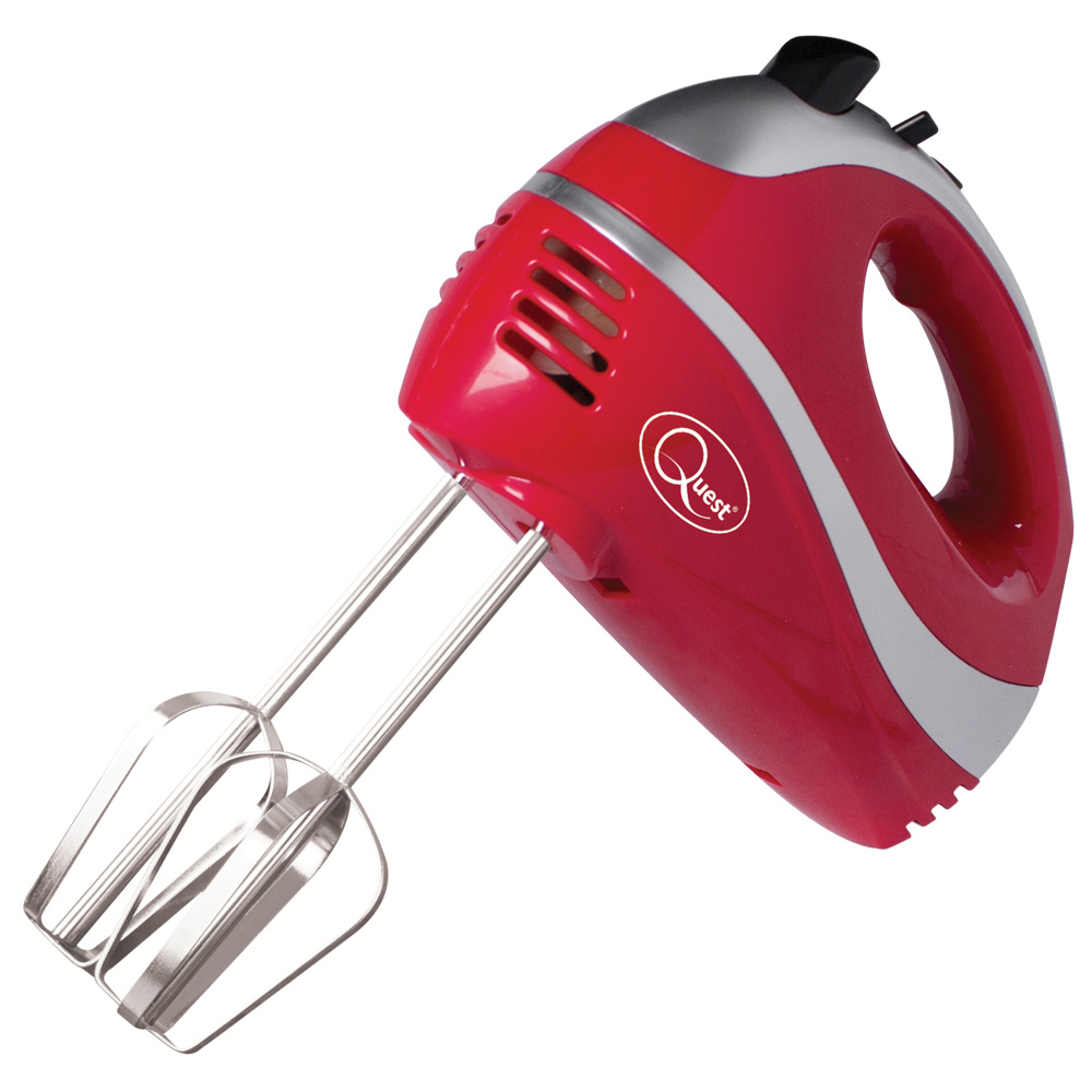 Benross Red and Silver Professional Hand Mixer Image 1