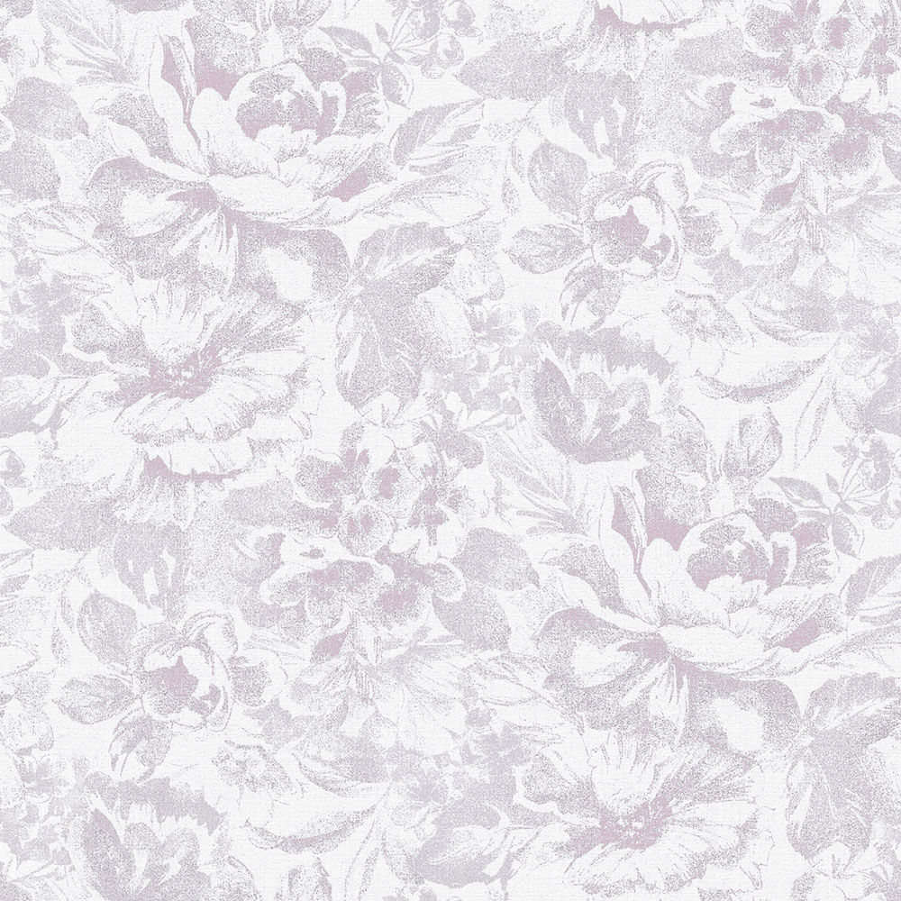 Galerie Nordic Elements Floral Sketch Pink Wallpaper Image 1