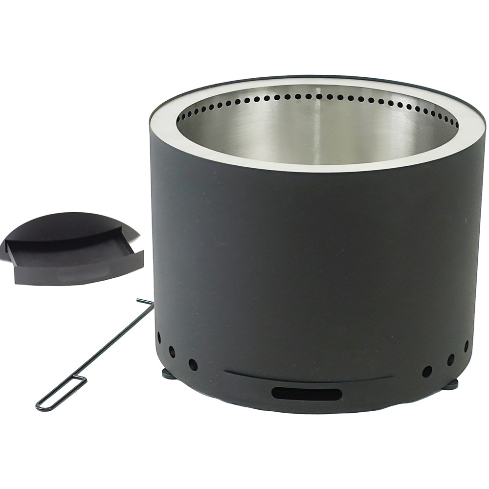 Gr8 Garden Outdoor Smokeless Fire Pit Stove with Ash Tray 20 inch Image