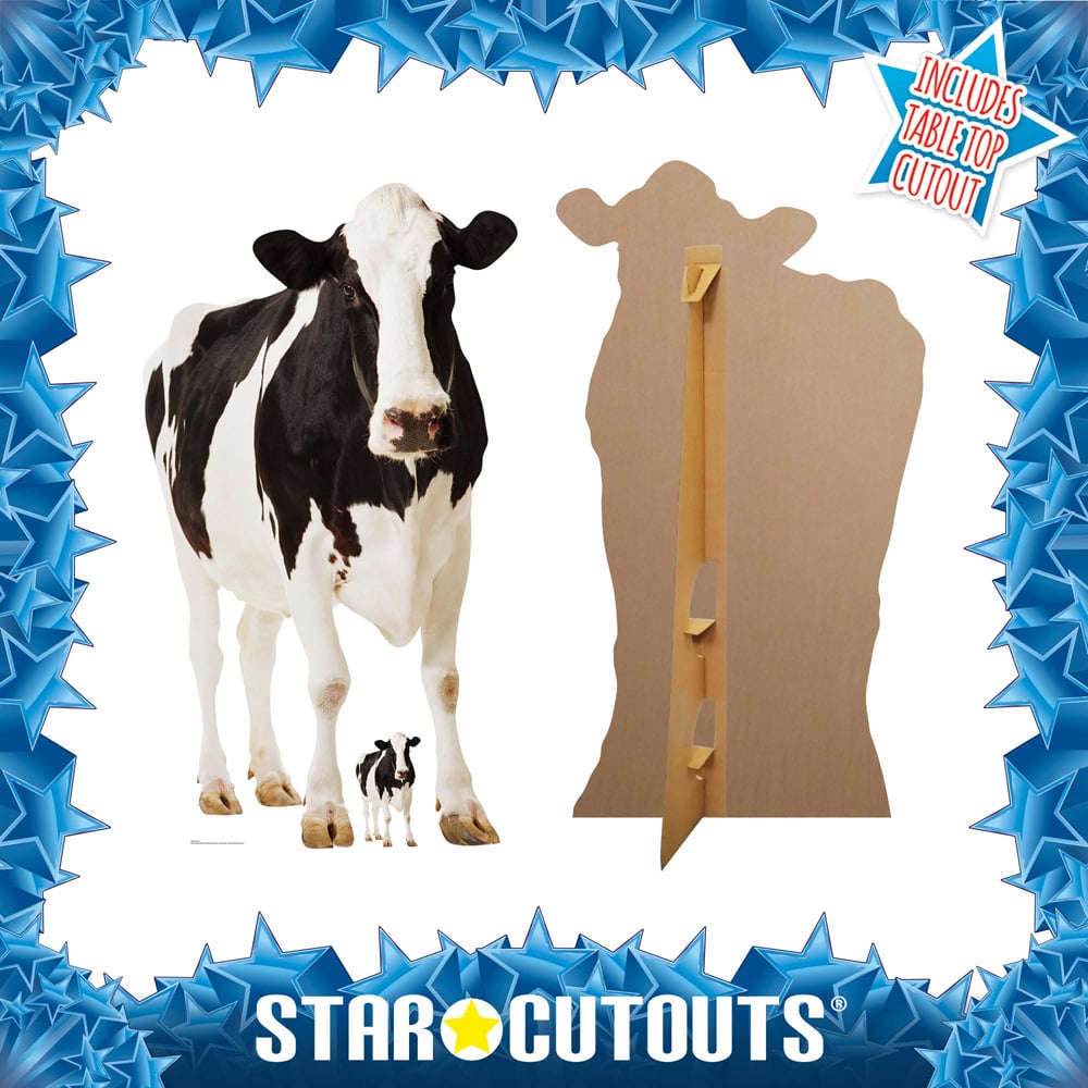 Star Cutouts Cow Cardboard Cutout 5.5ft Image 4