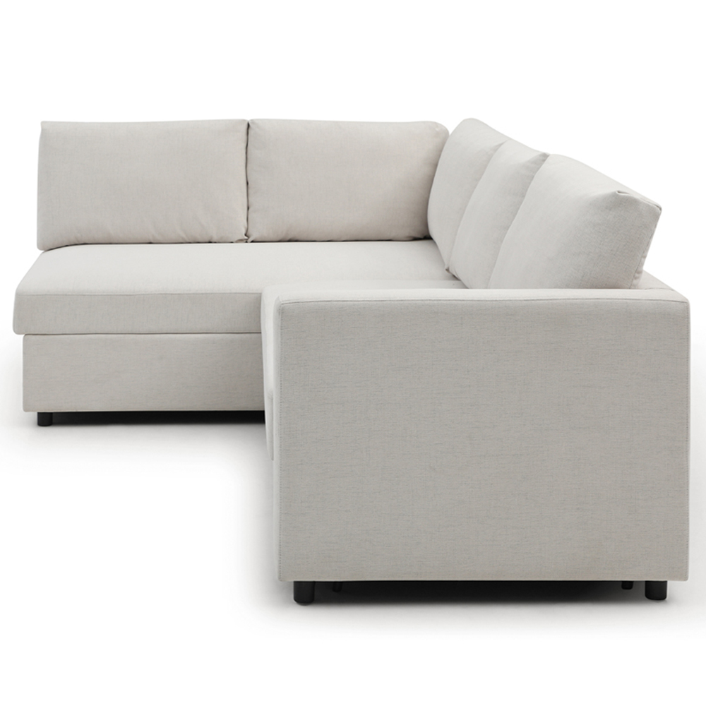 Clare 4 Seater Natural Corner Sofa Bed Image 5