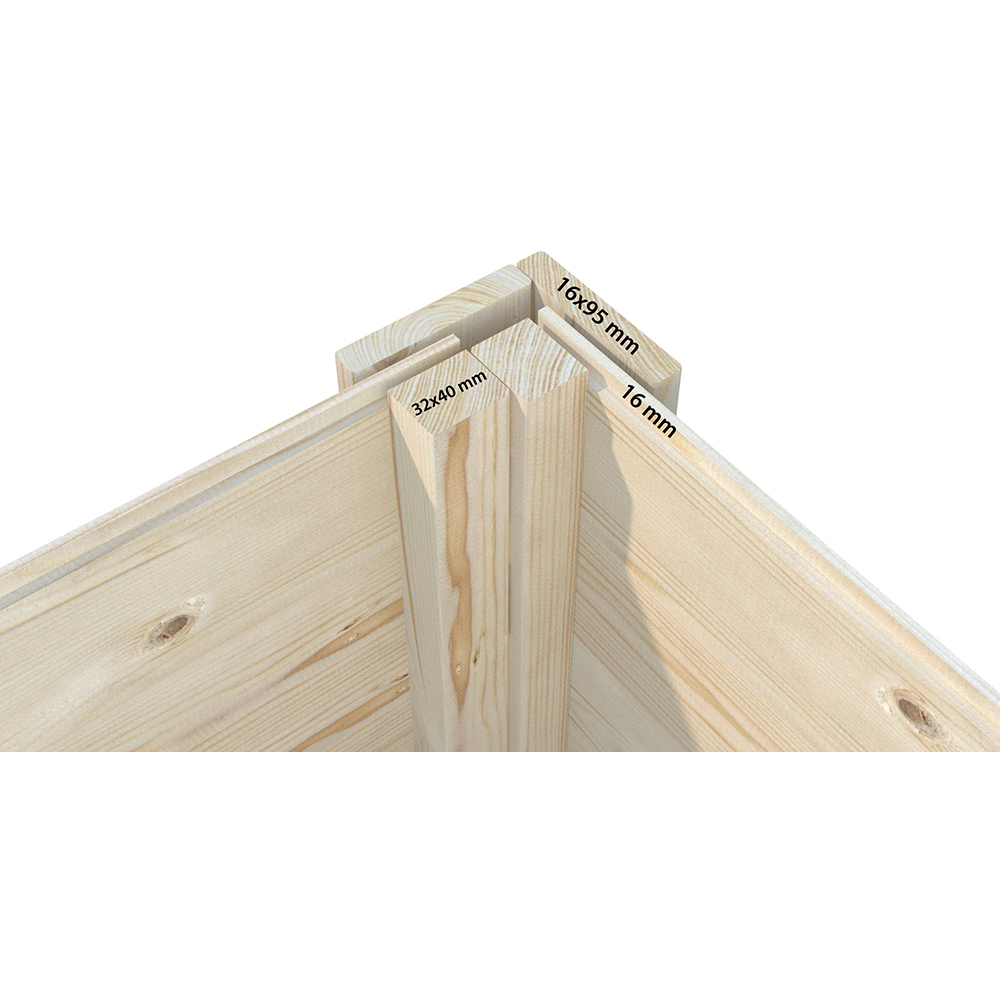 Palmako Otto 8.2 x 4.9ft Apex Playhouse Image 4