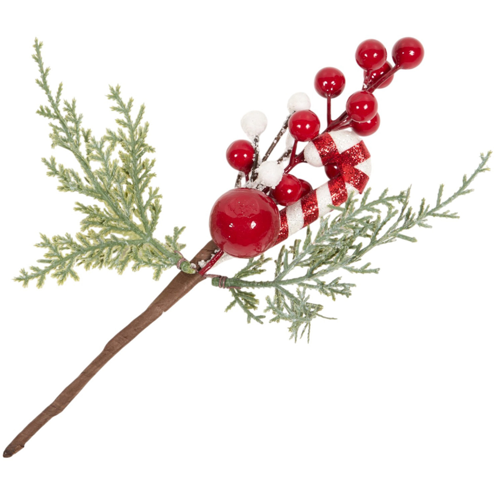 Pack of 10 Candy Cane Floristry Picks Image 6