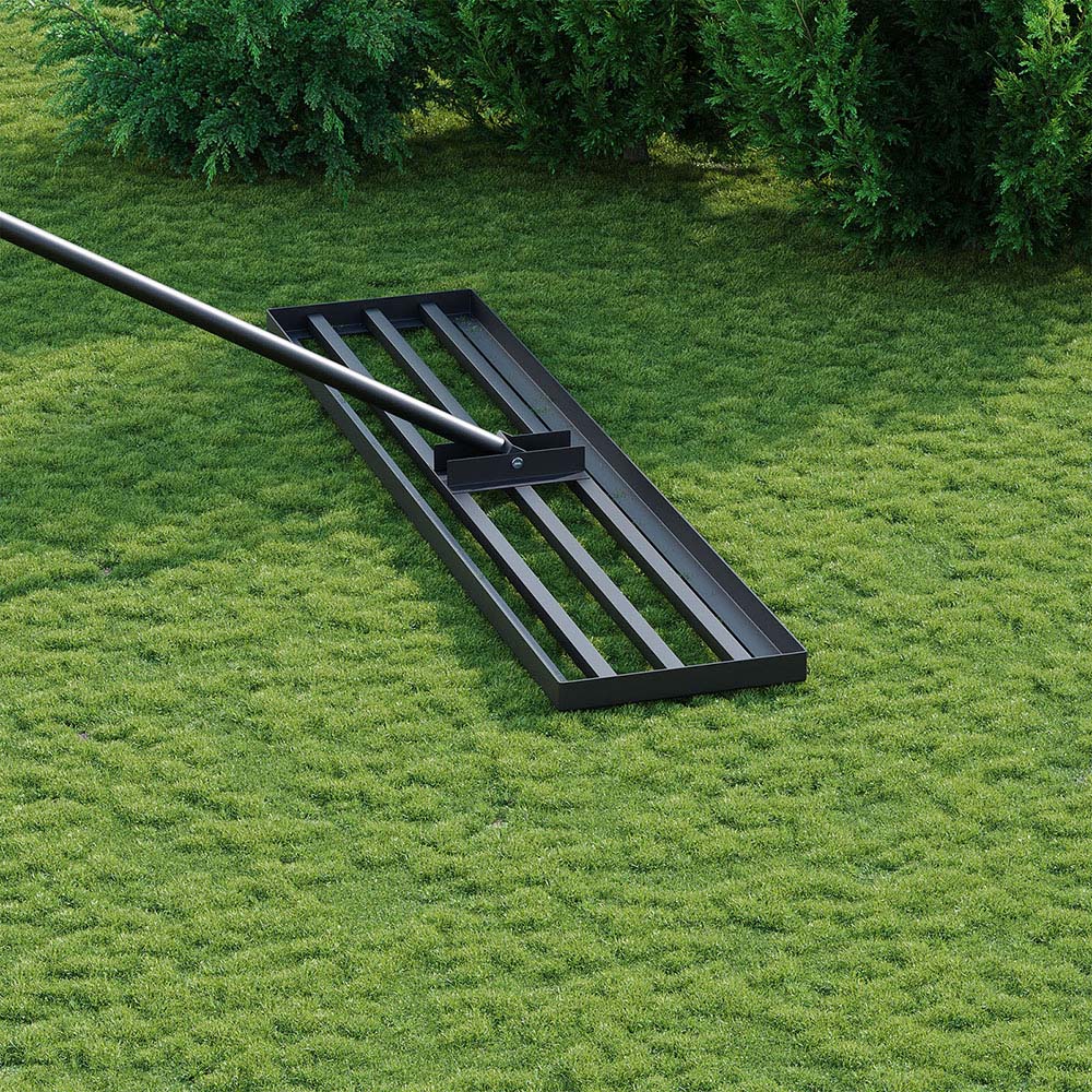 Living and Home Lawn Levelling Rake with Stainless Steel Handle 213cm Image 7