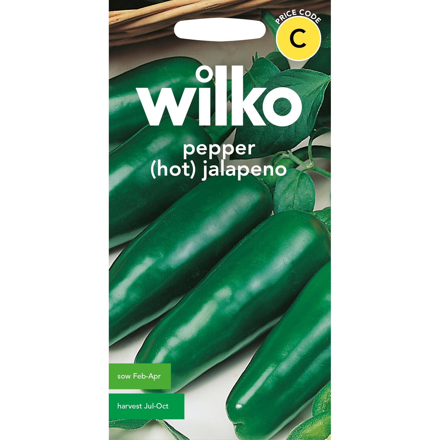 Wilko Pepper Hot Jalapeno Seeds Image 1