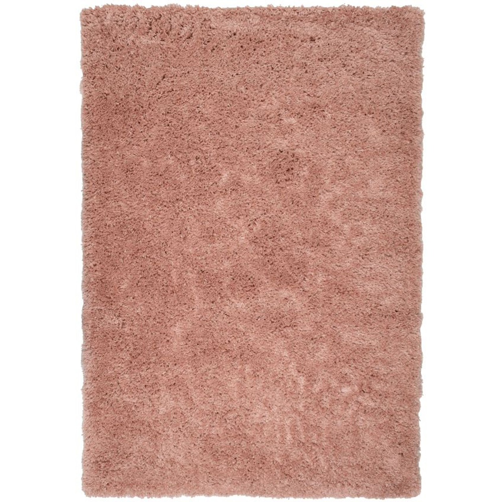 Homemaker Jazz Blush Pink Shaggy Rug 160 x 230cm Image 2