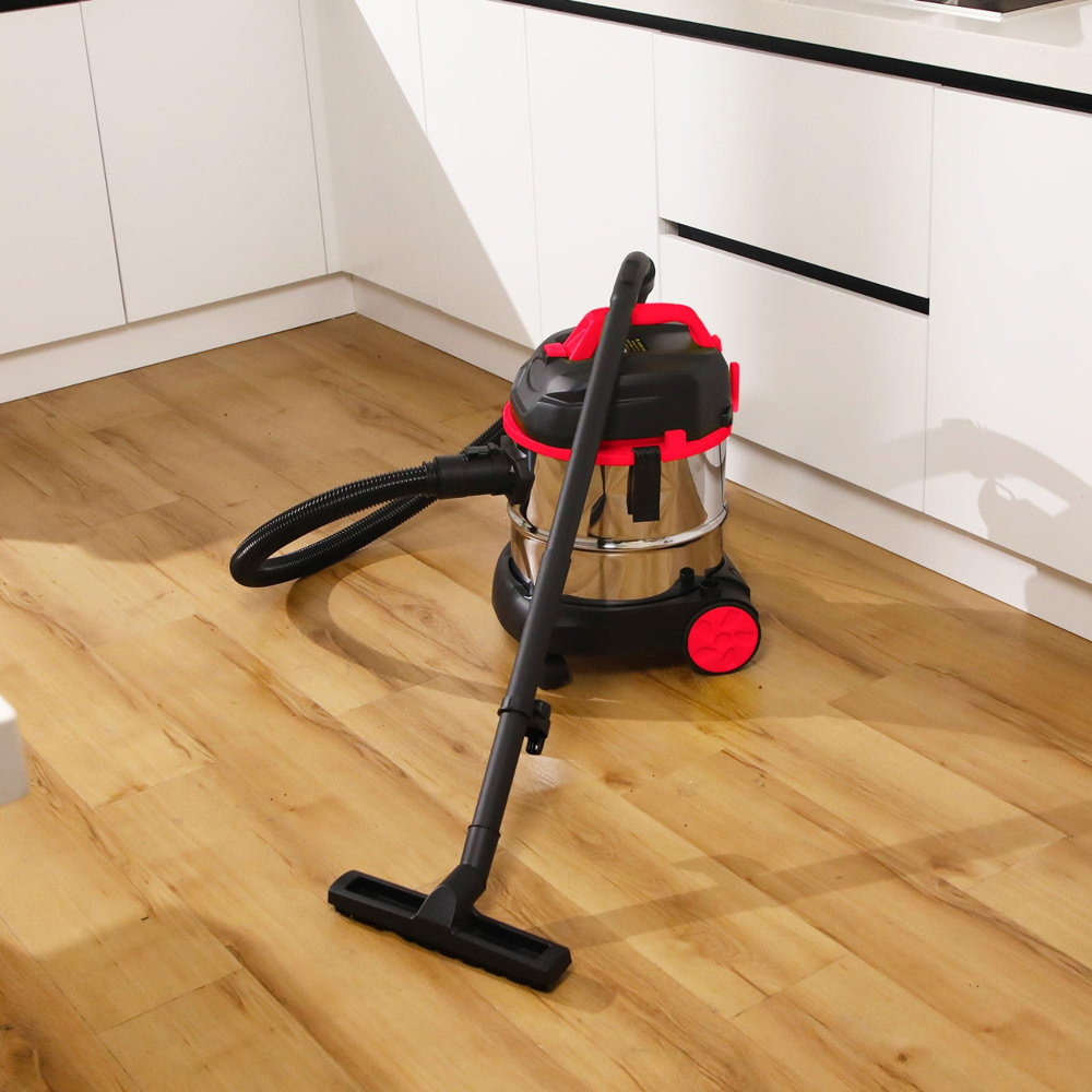 Alivio Red Wet and Dry Vacuum Cleaner with HEPA Filter 20L 1200W Image 2