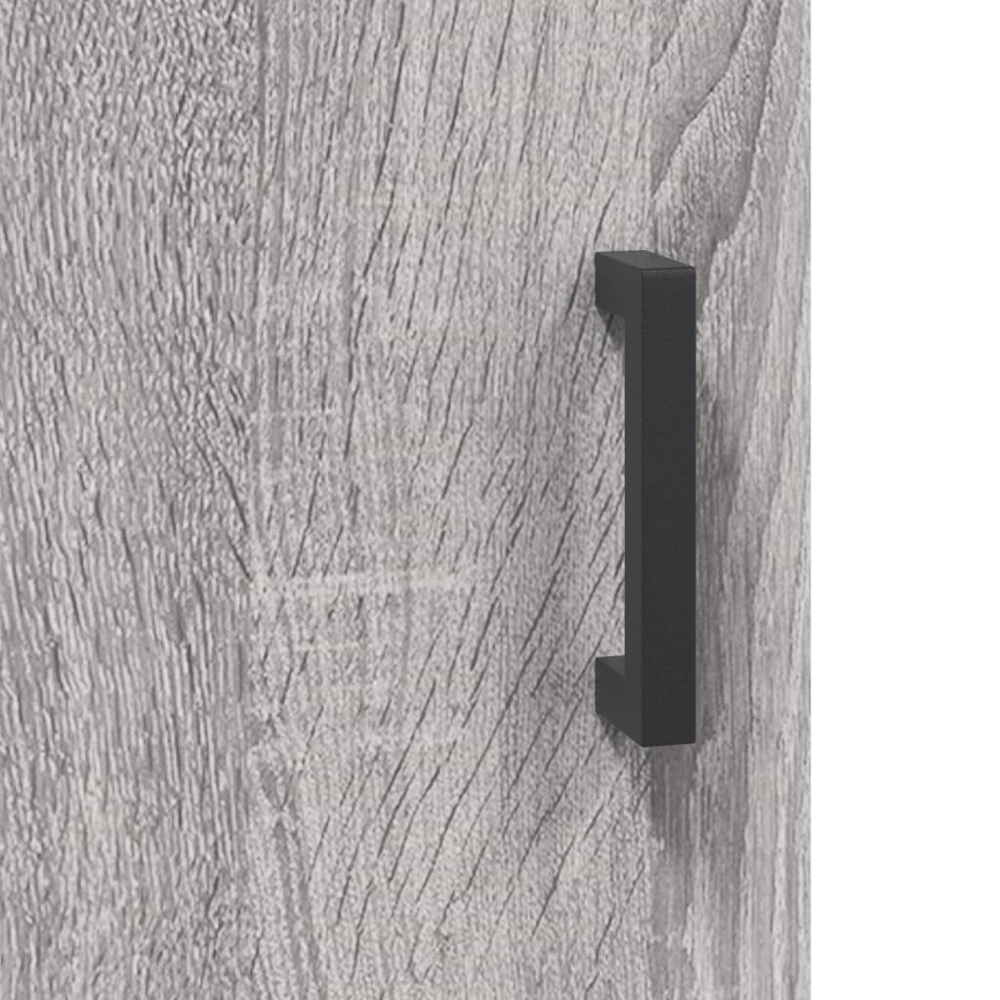 vidaXL 2 Door 2 Drawer Grey Sonoma Wooden Sideboard Image 9