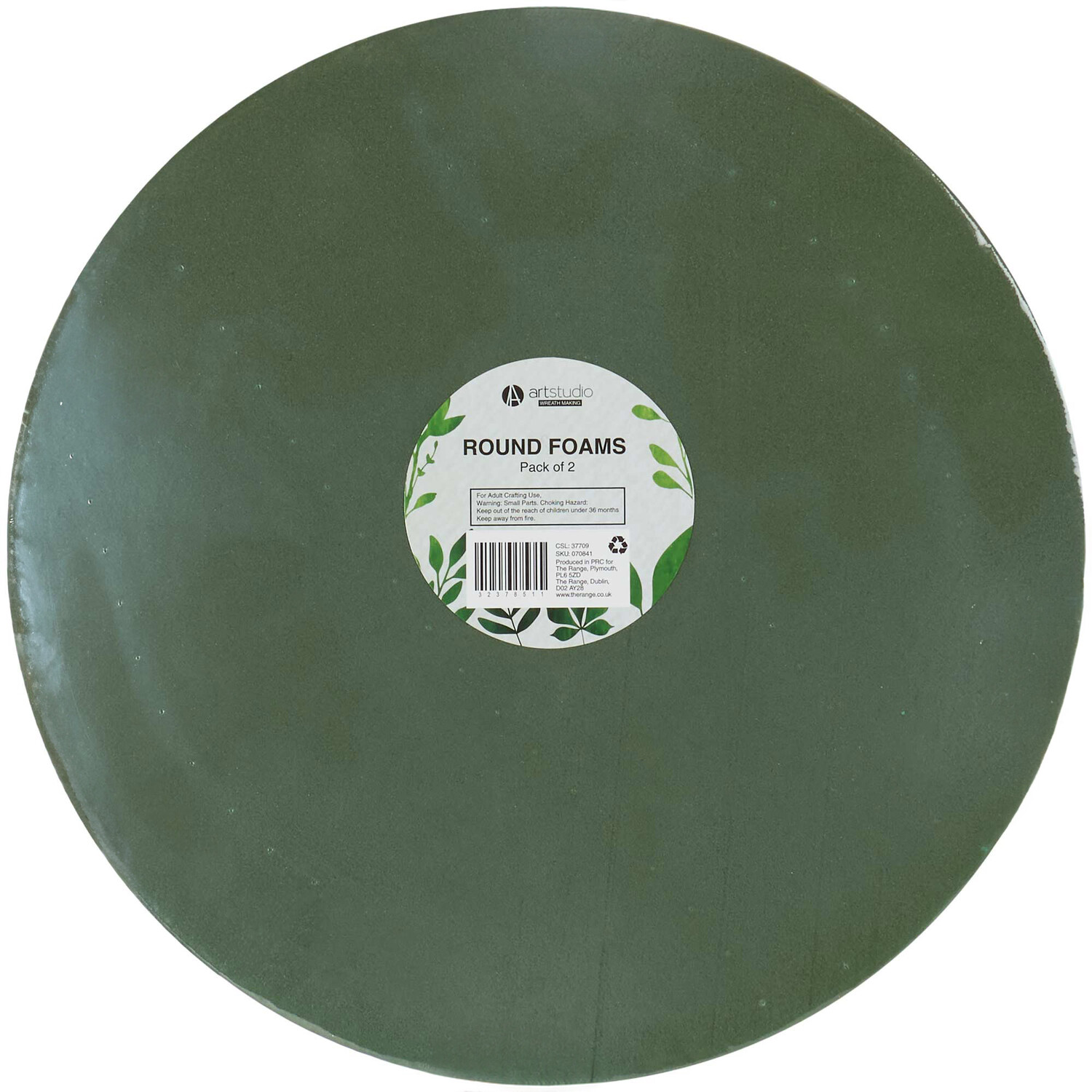 Art StudioPack of 2 Round Foams - Green Image 1