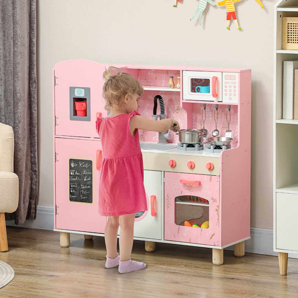 Tommy Toys Pink Kids Kitchen Playset Image 2