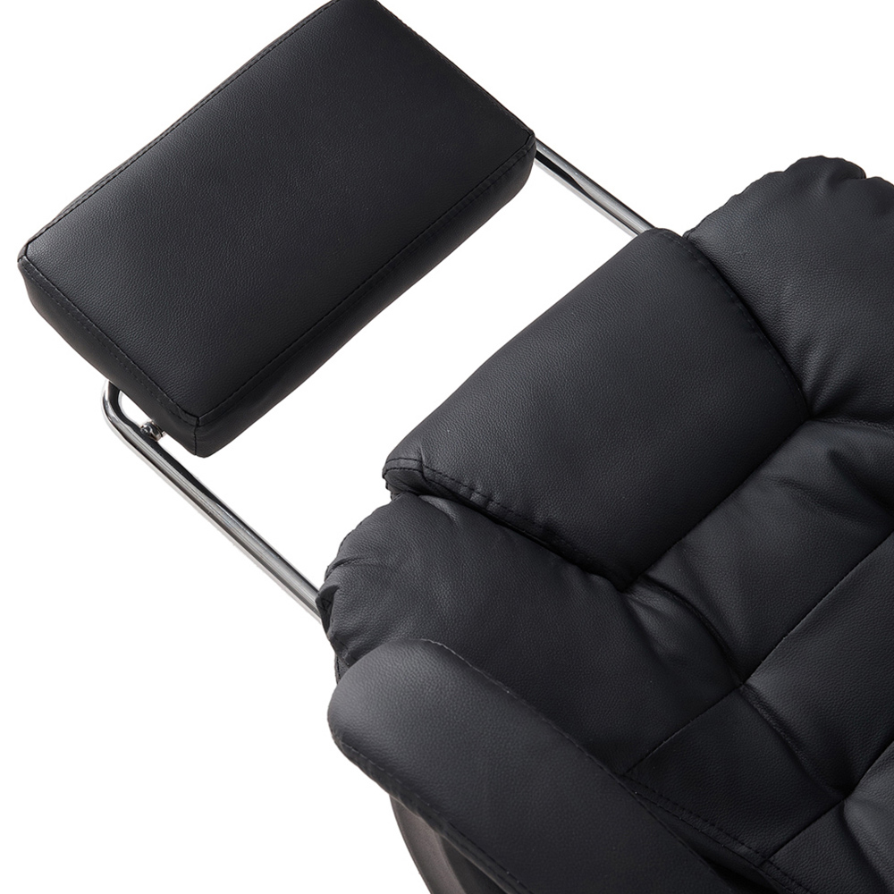 Living and Home Black 7 Point Massage Swivel and Adjustable Office Chair Image 7