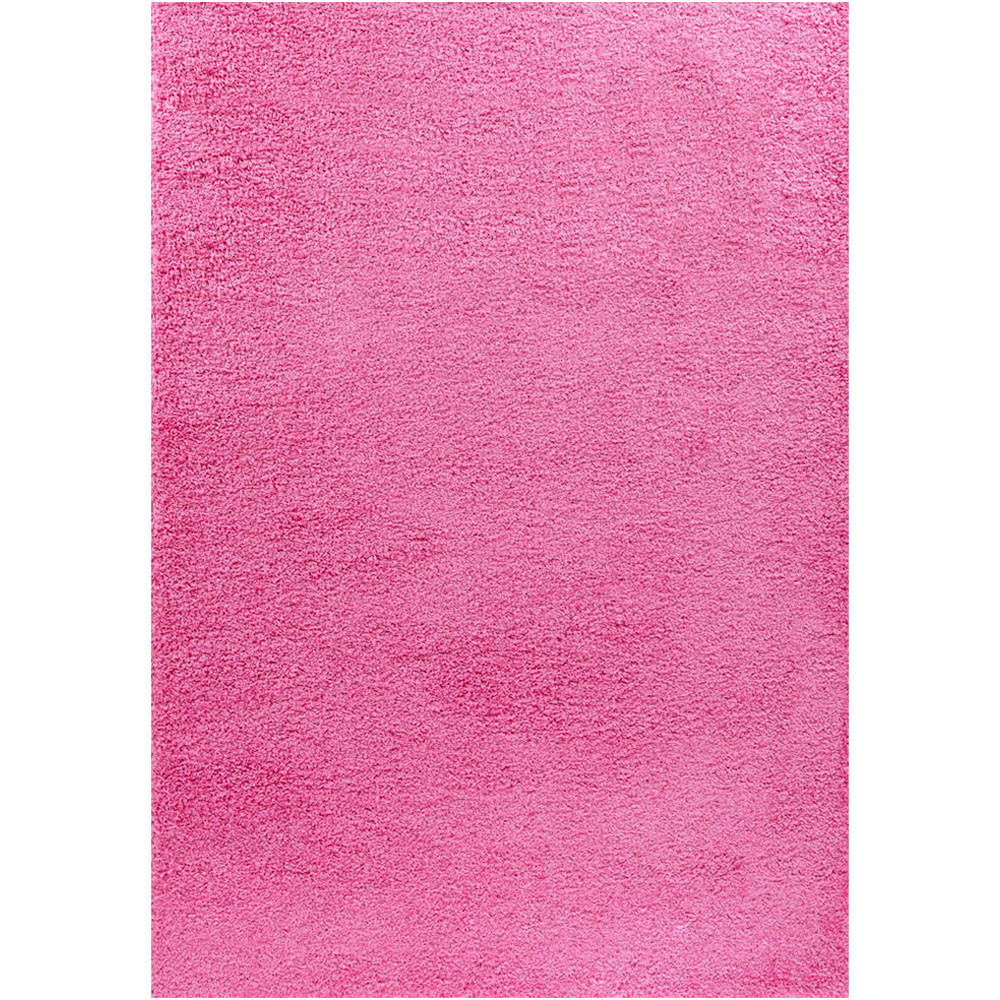 Desire Rugs Oxford Pink Plain Shaggy Rug 120 x 170cm Image 1