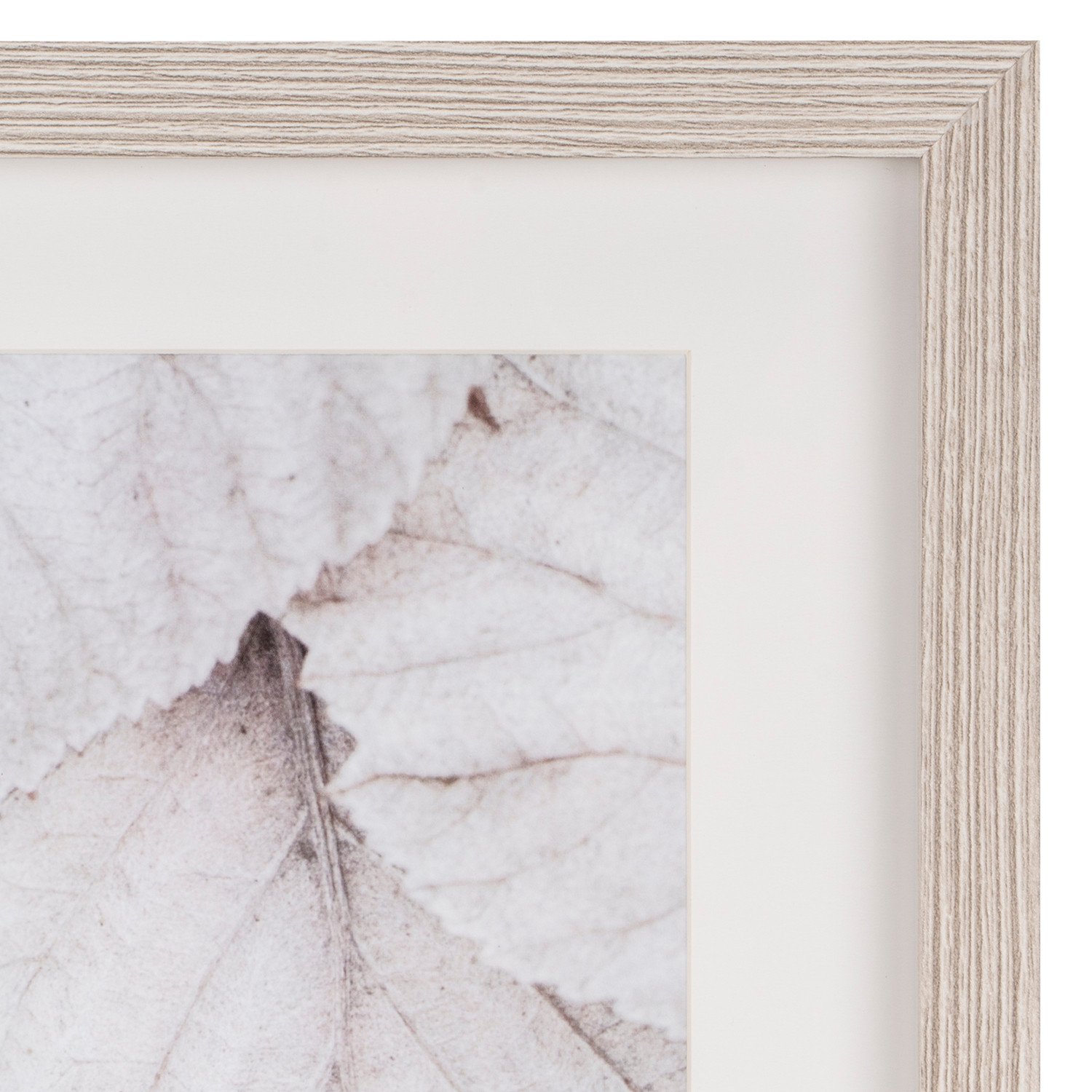 Grey Wood Effect Box Photo Frame 16 x 12 inch Image 2