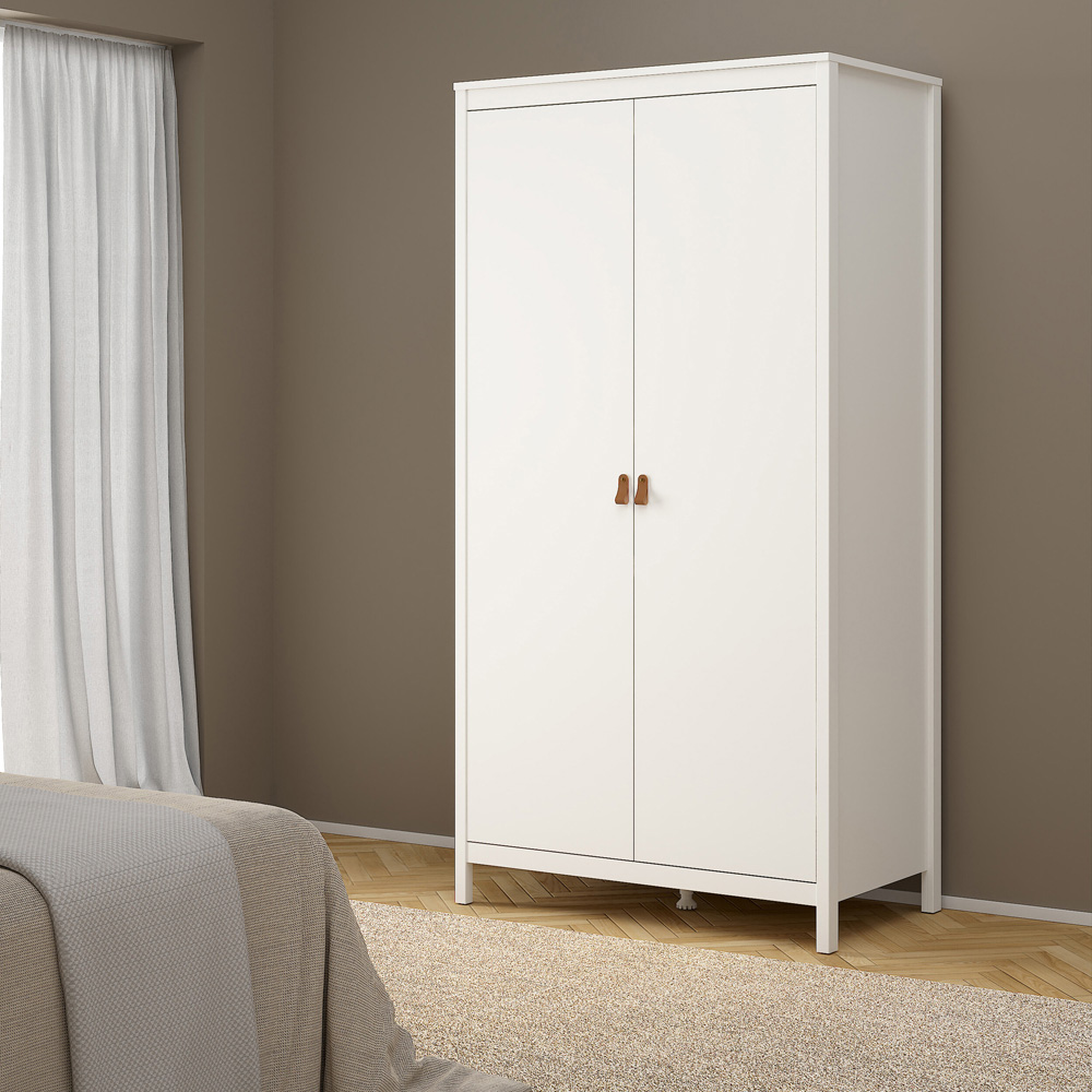 Florence Barcelona White 3 Piece Bedroom Furniture Set Image 5
