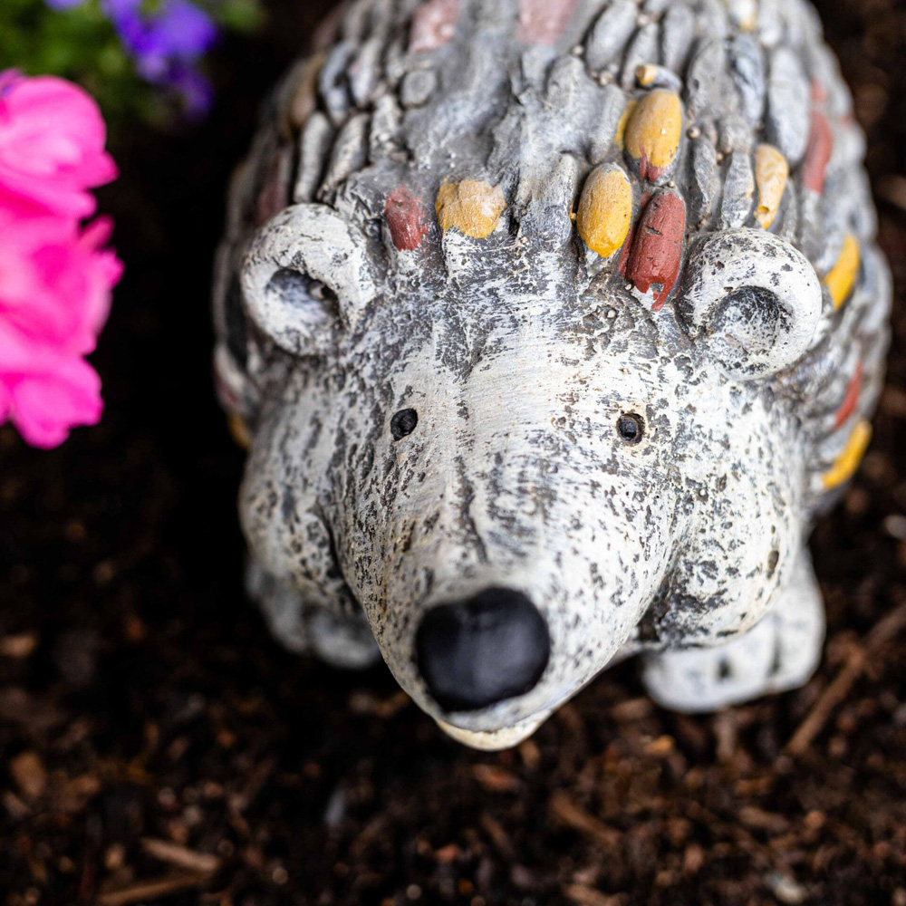 Marco Paul Resin Hedgehog Garden Ornament Image 6