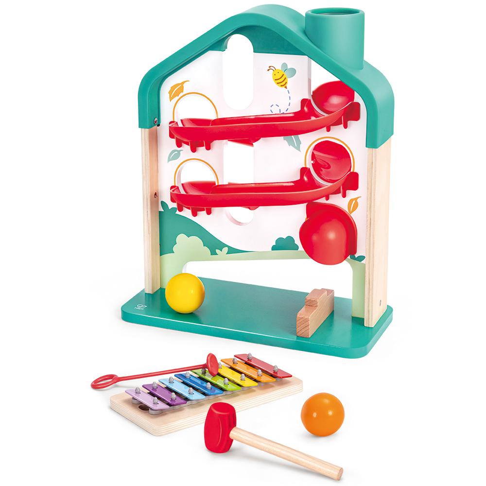 Hape Kids Melody Mansion Ball Run Play Set Image 1