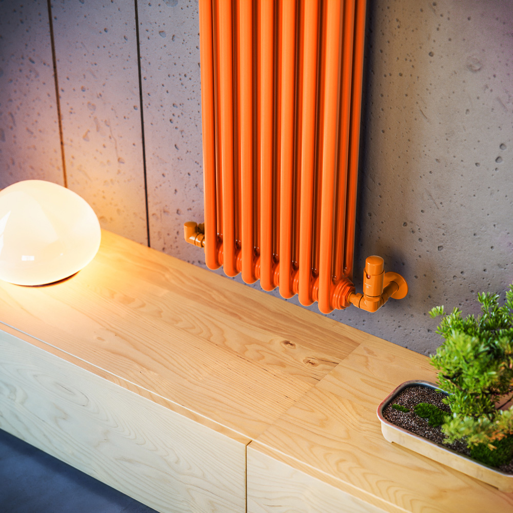 Terma Colorado 4010 BTU Orange Radiator 1800 x 339mm Image 7