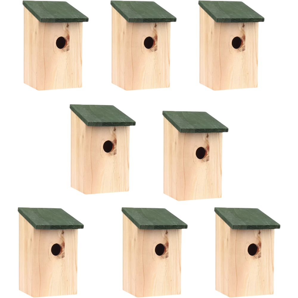 Marco Paul Wooden Nesting Bird Box Set of 8 Image 1