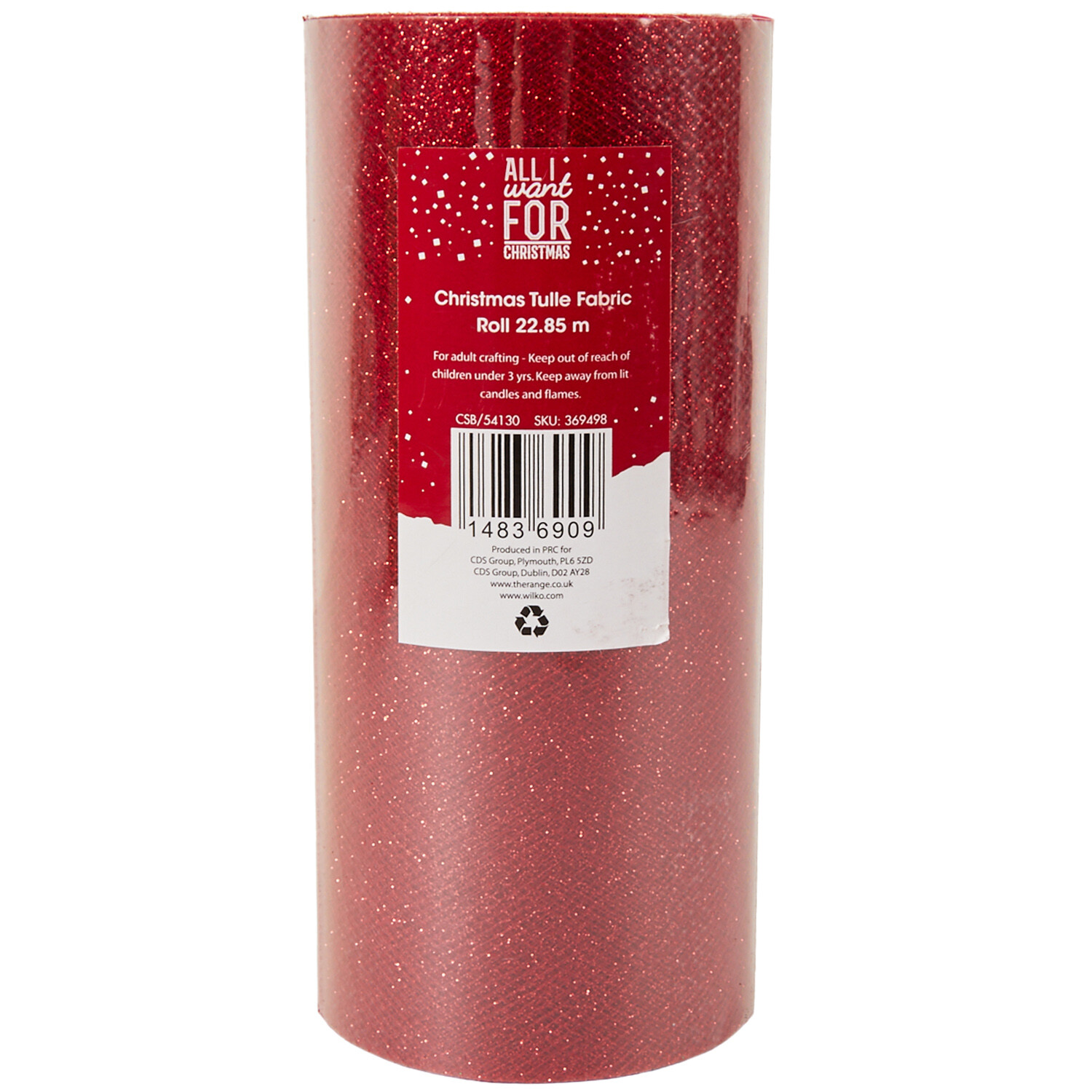 Christmas Tulle Fabric Roll Image 10